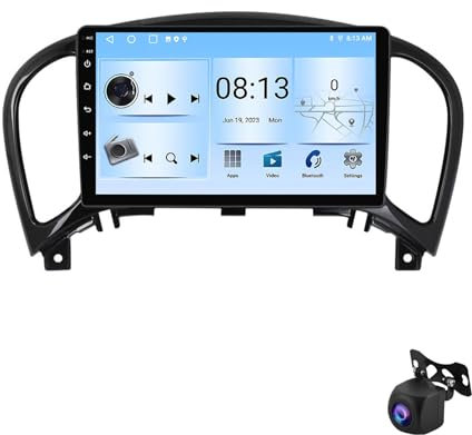 Autoradio Android 13 per Nissan Juke 2010-2014,navigatore satellitare,ricevitore audio integrato,schermo touchscreen HD da 9,Bluetooth 5.0,supporto GPS,CarPlay,Android Auto/SWC(C 4G+WIFI 8Core 4G+6)