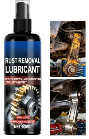 Aérosol Dérouillant - Restaure La Brillance Et La Lubrification 100ml - Spray Enleve-Rouille Voiture,Pour la Réparation et l'Entretien des Véhicules Équipement Charnières Serrures Chaînes de