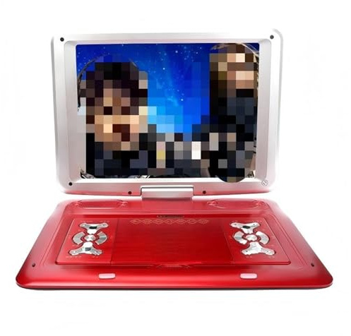Lettore DVD portatile, Lettore portatile HD DVD CD EVD da 22 pollici Console for videogiochi MP5 TV Film MP3 4 Trascrizione USB Drive alta risoluzione