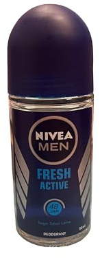 NIVEA Roll On Men Fresh Active 50ML (Pack of 3)