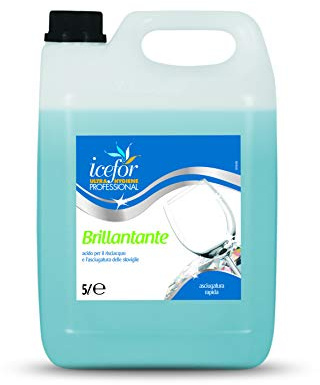 Detergente Icefor UHP Brillantante acido per il risciacquo e l’asciugatura delle stoviglie, 5 L
