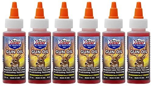Lucas Oil Gun Oil, 6 X 2 oz Bottle (12 oz Total), Prevent Corrosion