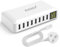 Phone Charger Hub 40W 8-port USB Charging Station Multi USB Plug Charger Tower 5V Power Adapter for iPhone 15 Pro Max 14 Plus 13 12 11 Samsung and Multiple Devices