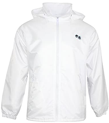 FiTMOST Bowling Jacket Unisex Fully Fleece Lined Showerproof Clothing Hooded Jackets with Bowls Bowlers Logo