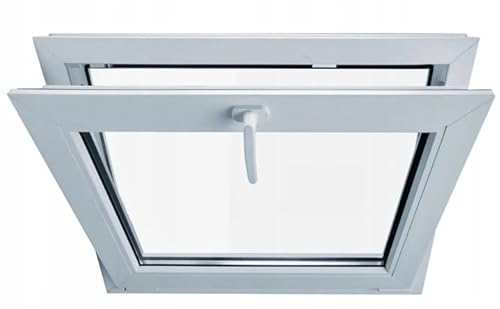 PCV Fenster Kippfenster Kellerfenster Garagenfenster Viele Varianten (PCV 800x600 mm)