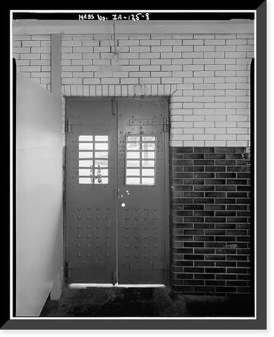 Historic Framed Print, Waterloo Water Works, Well House 4, Fairview & Lafayette Avenue, Waterloo, Black Hawk County, IA - 8, 17-7/8 x 21-7/8