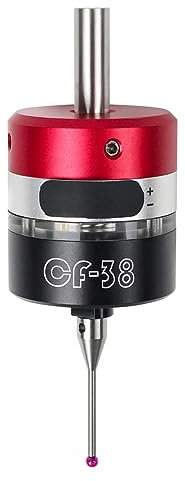-38 3D Trigger Edge Finder to Find Machining Center,CNC Milling Machine 3D Touch Probe Three-Coordinate Easy to Use Black+Red