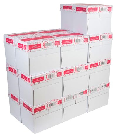 Druckerpapier A4 Kopierpapier - 20 x 5 x 500 Blatt - DIN A4-50.000 Blatt