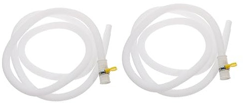 SOESFOUFU 2pcs Washer Drain Hose Extension for Flexible Tubing for Washing Machine Draining Air Conditioner Water Connection Flexible Drain Hose