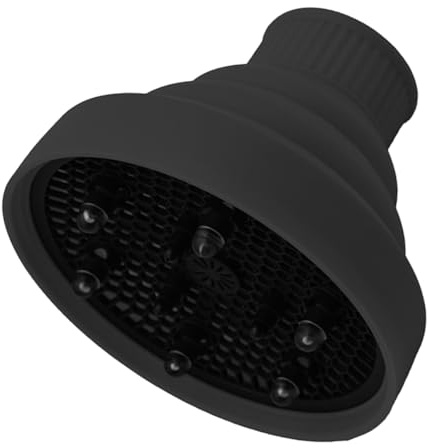 DECHOUS Collapsible Silicone Hair Dryer Diffuser Attachment for Curly and Wavy Hair Portable Blow Cover for Home and Salon Use Easy to Clean and Store