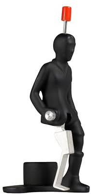 TIPP-KICK Spieler Pro Kicker Allround schwarz | Tischfußball-Zubehör, Original Profi Spieler für Groß & Klein, Fußball-Figur mit präzisen Schüssen, Geschenkidee für Fans