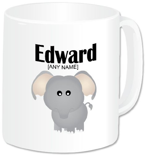 Personalised Jumbo Giant 20oz Mug - Animal Design - Elephant Mug - (A GoPersonalised Design)