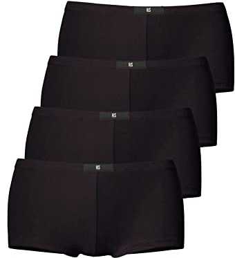H.I.S Damen Panty im 4er Pack, schwarz