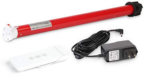 Rollerhouse Roller Blinds Tubular Motor with Rechargeable Lithium Battery for Electric Curtains Fits for 1-3/8 inch(35mm) Tube