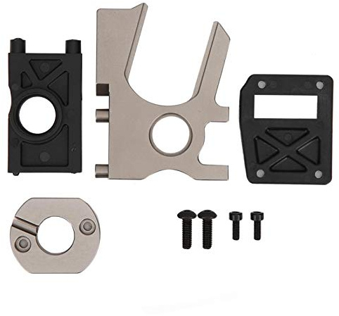 Dilwe 1/8 Rc Brushless Motor Mount, Motor Mounting Bracket with Fixed Bracket, for Brushless Electric Vehicles for 1/8 RC Car Accessories