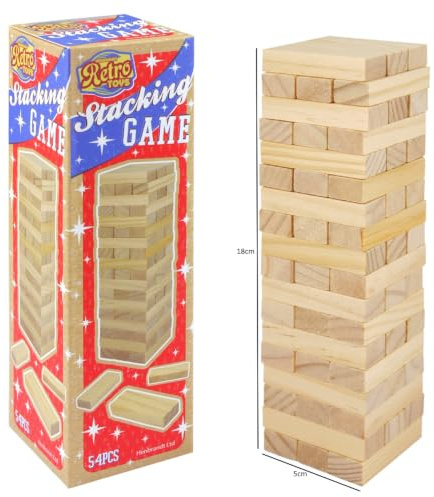 Wooden Tumbling Tower - Stacking Game