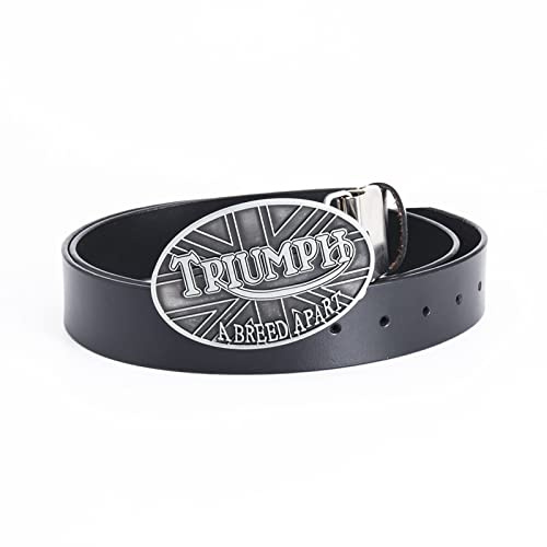 CECECOLEPansr Herren-Gürtel, Mode Persönlichkeit Triumph Schnalle Gürtel Männlich Jeans Bund Retro Punk Hip Hop Zubehör Hüftgurt Casual Cowboy Ledergürtel, Blackbelt Iron Clip, 115 cm (45,3 Zoll)