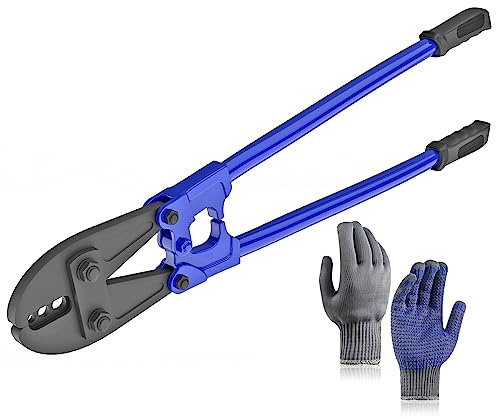 SPENDINS 31.8 Inch Hand Swaging Tool, Wire Rope Crimping Tool for 5/32,1/4,5/16 Wires, Heavy Duty Swager Crimper w/Ergonomic Handle Design, for Copper Aluminum Oval Sleeves and Stop Sleeves