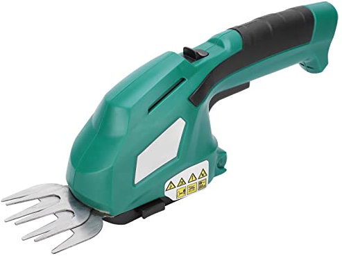 Tagliasiepi, Tagliasiepi Elettrico, Cesoia per Erba e Tagliasiepi a Batteria 2 in 1 Tagliasiepi Manuale per Giardino e Prato EU, Tagliasiepi Elettrici
