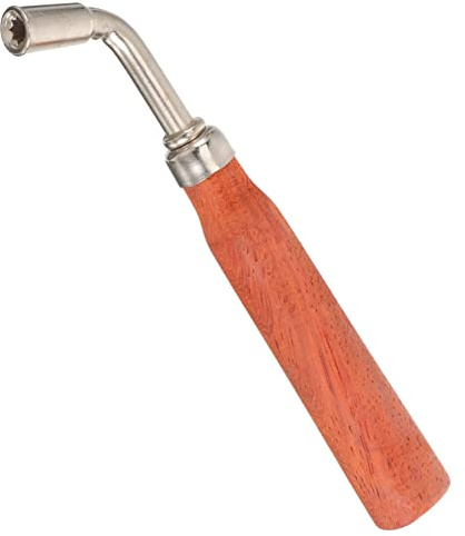Professioneller Hackbrettschlüssel 401402 zum Stimmen für Hackbrett | Achteckiges Werkzeug, Holz und Metallausführung, Leicht Tragbar, Robust, Rostarm, Zubehör für Dulcimer