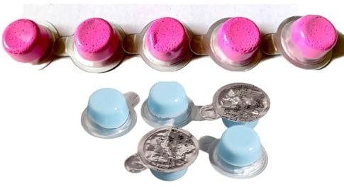 Blue Button Goods® - Polierpaste Professional, Zahnpolierpaste, Reinigungspaste | 5 x 2g Prophy-Paste + 5 x 2g Hydroxylapatit Paste