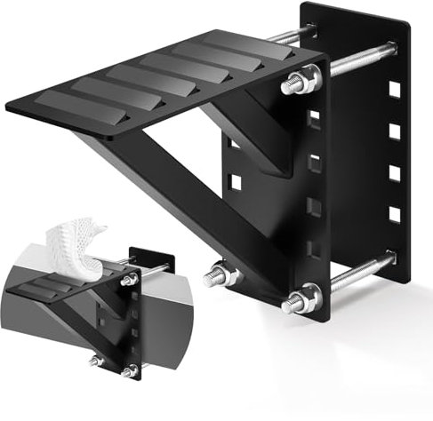 GADFISH Trailer Step, Trailer Step Mount, Boat Trailer Winch Stand, Heavy Duty Step Holder, Suitable for 3 x 6 Trailer Frame, Holds up to 150 Lbs, Black