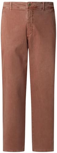 Pepe Jeans Regular Chino Canvas Pantaloni, Rosso (Brick Red), 54 Uomo