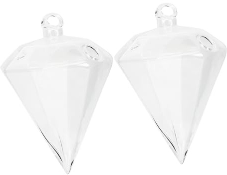 Milisten 2piezas Jarrones De Colgantes Terrarios De Vidrio Transparentes para Macetas Hidropónicas Decoración De Plantas para Balcón