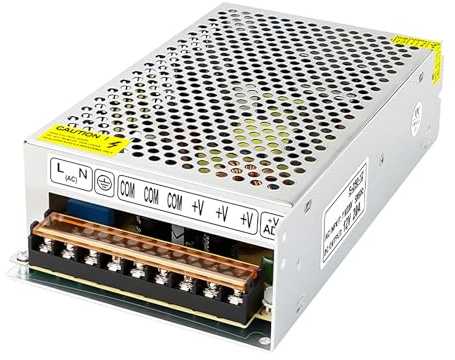 Alimentatore switching da CA 110V/220V to DC 12V 20A 250W, driver LED, convertitore, trasformatore, adattatore per display a strisce LED, sistema di sicurezza con telecamere, stampante 3D