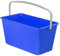 Discounted Cleaning Supplies Window Cleaning Bucket 12 Litre Capacity – Commercial Window Cleaner Rectangle Bucket with Handle - Blue