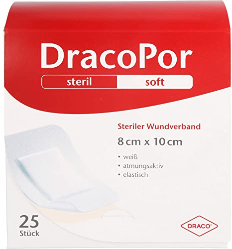 DRACOPOR Wundverband 8x10 cm steril 25 St