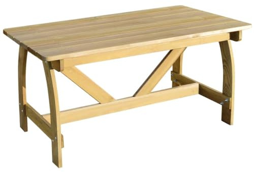 vidaXL Kiefernholz Imprägniert Gartentisch Gartenmöbel Holztisch Balkontisch