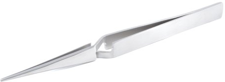 blueINOX Technische Lötpinzette – Kreuzpinzette mit gerader Spitze & Kreuzmechanik (Edelstahl, hitzebeständig)
