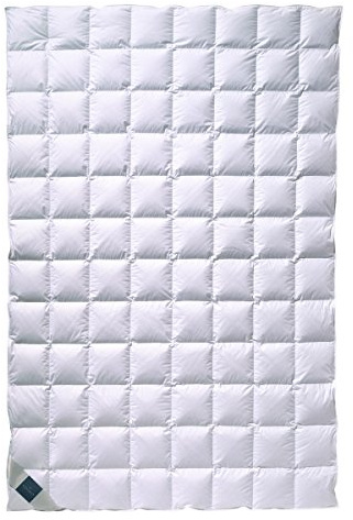 billerbeck Daunendecke | Nena | 155 x 200 cm | 100% Daunen | Optimale Wärme- und Feuchtigkeitsregulierung | Hausstauballergiker geeignet | Sommerleicht