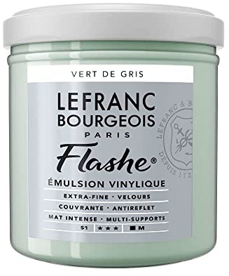 Lefranc Bourgeois Acrylic Vinyl Emulsion, Grey Green, 125ml Tube-Vinylfarbe