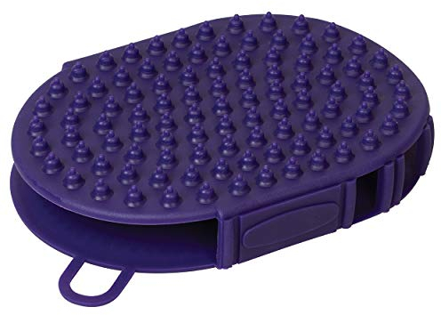 Weaver Leather Wash Mitt, 2-Sided, Purple