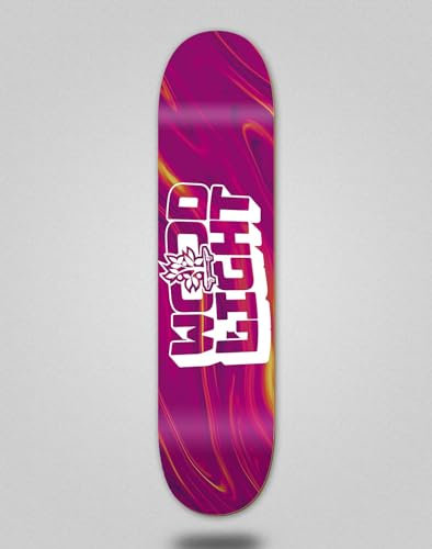 Wood light Skateboard Deck Liquid Series Pink (8.5)