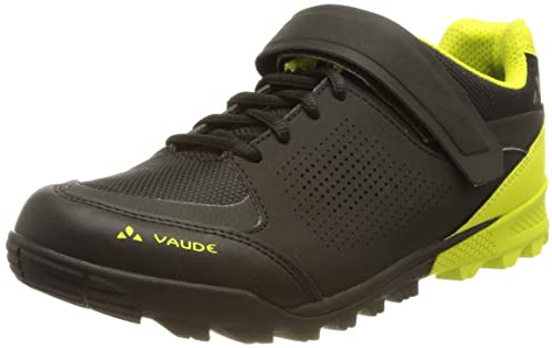VAUDE Unisex Downieville Low mountainbiking-sko, Svart ljusgrön, 40 EU