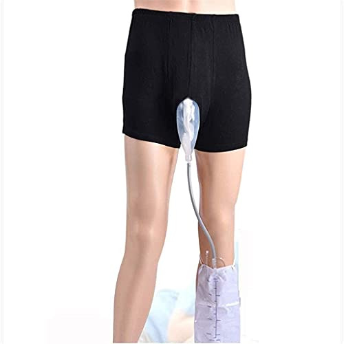 Bolso de orina a prueba de derrames masculinos Bolsa de urinario portátil del colector de orina del confort para el hombre - ajuste para la incontinencia urinaria, viaje fácil de limpiar ( Size : L )
