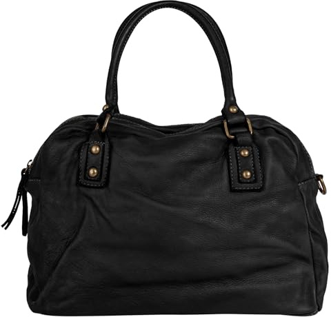 Samantha Look Sac shopping Femme cuir véritable | Fabriqué en Italie, sac spacieux, sac à bandoulière décontracté 022058
