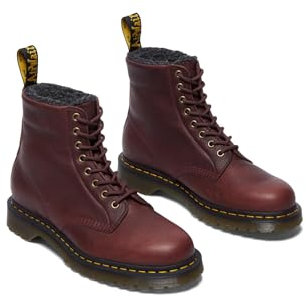 Dr. Martens 1460 DM31873600, Unisex bovver boots,winter boots, Burgundy, 39 EU