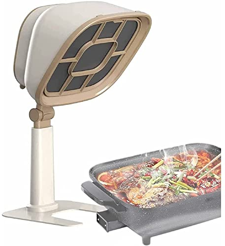 XNXYSMKJ Tabletop Range Hood, Portable Range Hood, 6-stage Height Adjustment/Detachable for Cleaning, for Home Kitchen Hot Pot, Barbecue