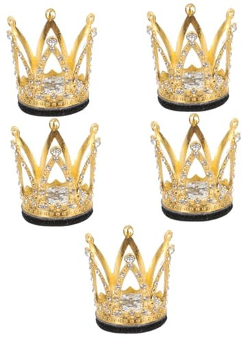 SOLUSTRE 5 Stücke Ski Helm Dekoration Strass Krone Für Frauen Modische Accessoires