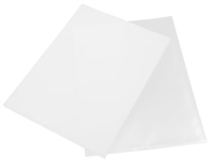 Operitacx 10stücke Transparente Blattschutzhüllen Ordnerhüllen Aus Kunststoff Seitenschutz Für Dokumente Transparente Plastikhüllen Zeitschriftenschutzhüllen