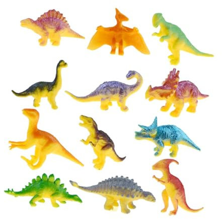 MUSISALY 24stücke Dinosaurierfiguren Aus Verschleißfeste Dinosauriermodelle Als Spielzeug Für Junge Mädchen Tischdekorationsfiguren Für Auto Und Zuhause