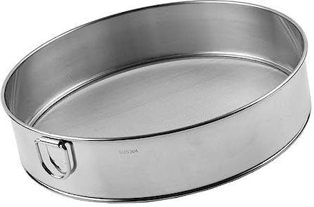 OFFSCH Setaccio per Zucchero A Velo Setaccio A Maglie Colino Fine per Prodotti da Forno Manuale in Acciaio Inossidabile