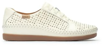 Pikolinos Zapatos Planos en Cuero Cadaques para Mujer en Color Blanco