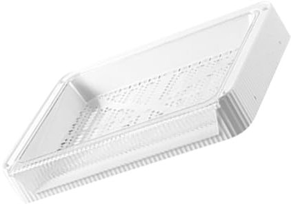 JEWEDECO Plato De Drenaje De Verduras para Hot Pot con Soporte Plegable Bandeja De Almacenamiento De Alimentos Plato De Cocina Multifuncional