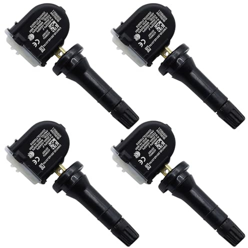 PORFOYO 4 sensori di pressione dei pneumatici, sistema di controllo della pressione dei pneumatici, sensore di controllo della pressione dei pneumatici, sensore per auto, sensore TPMS 13506028