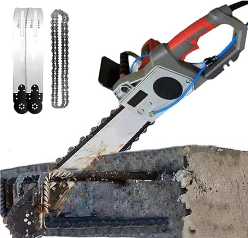 Scie Annulaire électrique Pour Béton,Machine Découpe Murale à Chaîne Diamantée,Machine Découpe Rainures Murales électrique Humide,Pour Découpe Murale,Profondeur Coupe 35/48 Cm,350mm